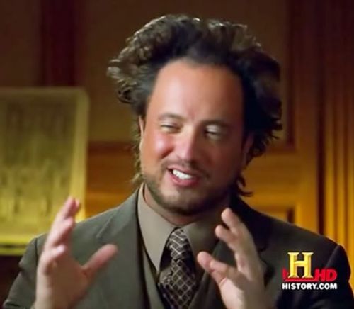 Ancient Aliens Guy meme template